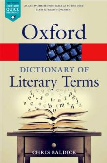 The Oxford Dictionary of Literary Terms