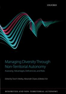 Managing Diversity through Non-Territorial Autonomy : Assessing Advantages, Deficiencies, and Risks