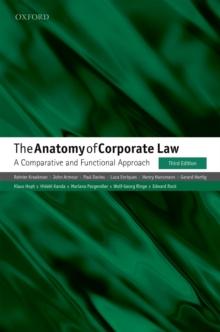 The Anatomy of Corporate Law : A Comparative and Functional Approach