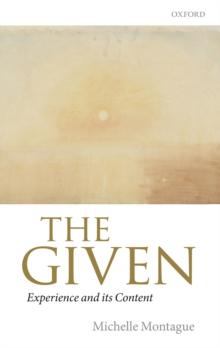 The Given : Experience and its Content