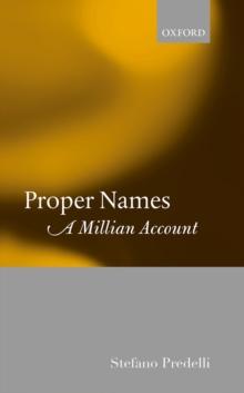 Proper Names : A Millian Account