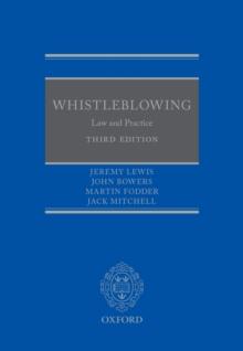 Whistleblowing : Law and Practice