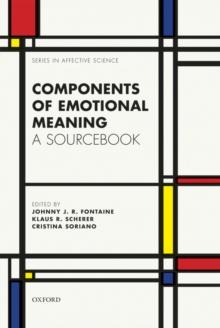 Components of emotional meaning : A sourcebook