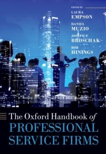 The Oxford Handbook of Professional Service Firms