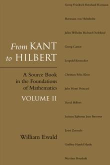 From Kant to Hilbert Volume 2