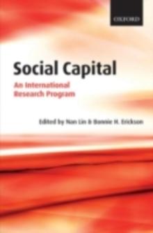 Social Capital : An International Research Program