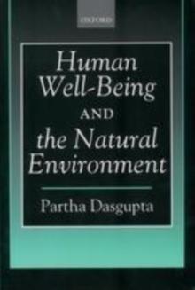 Human Well-Being and the Natural Environment