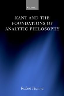 Kant and the Foundations of Analytic Philosophy