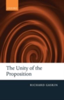 The Unity of the Proposition