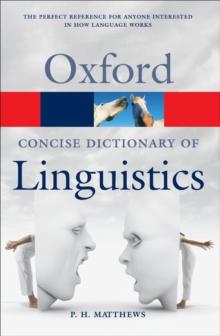 The Concise Oxford Dictionary of Linguistics