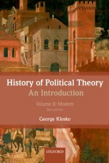 History of Political Theory: An Introduction : Volume II: Modern