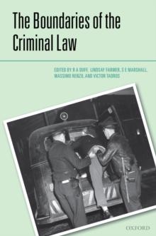 The Boundaries of the Criminal Law