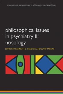 Philosophical Issues in Psychiatry II : Nosology