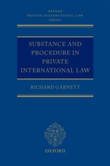 Substance and Procedure in Private International Law