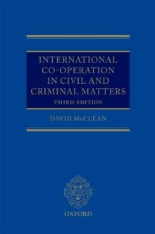 International Co-operation in Civil and Criminal Matters