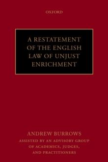 A Restatement of the English Law of Unjust Enrichment