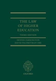 The Law of Higher Education