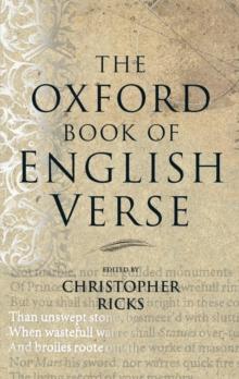 The Oxford Book of English Verse