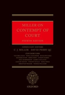 Miller on Contempt of Court