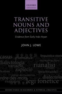 Transitive Nouns and Adjectives : Evidence from Early Indo-Aryan