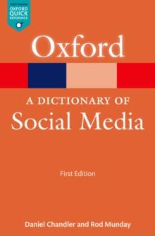 A Dictionary of Social Media