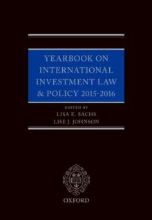 Yearbook on International Investment Law & Policy 2015-2016