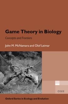 Game Theory in Biology : concepts and frontiers