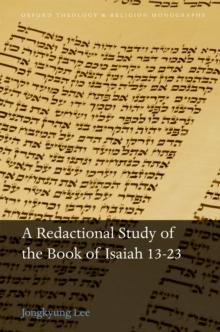 A Redactional Study of the Book of Isaiah 13-23