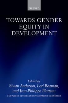 Towards Gender Equity in Development