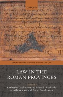 Law in the Roman Provinces