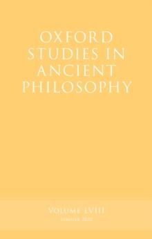 Oxford Studies in Ancient Philosophy, Volume 58