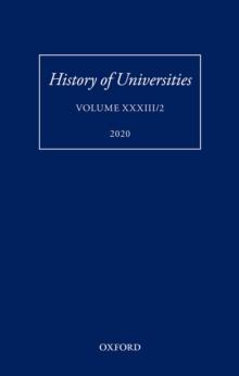 History of Universities Volume XXXIII/2