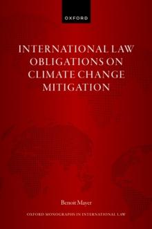 International Law Obligations on Climate Change Mitigation