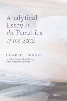 Charles Bonnet, Analytical Essay on the Faculties of the Soul