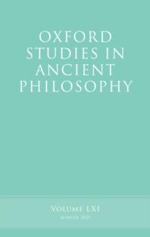 Oxford Studies in Ancient Philosophy, Volume 61