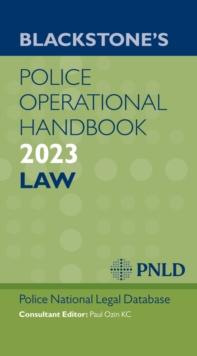 Blackstone's Police Operational Handbook 2023