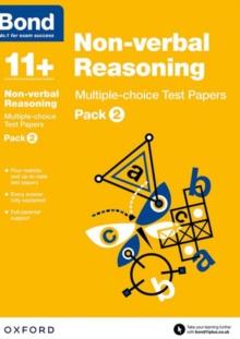 Bond 11+: Non-verbal Reasoning: Multiple-choice Test Papers: For 11+ GL Assessment And Entrance Exams : Pack 2