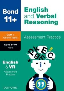 11+: Bond 11+ CEM English & Verbal Reasoning Assessment Papers 9-10 Years