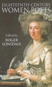 Eighteenth-Century Women Poets : An Oxford Anthology