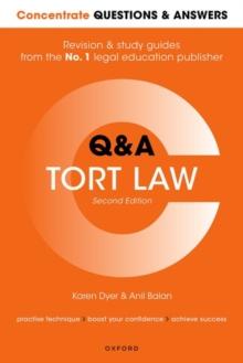 Concentrate Questions and Answers Tort Law : Law Q&A Revision and Study Guide