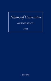 History of Universities: Volume XXXV / 2