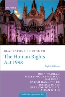 Blackstone's Guide to the Human Rights Act 1998