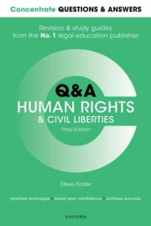 Concentrate Questions and Answers Human Rights and Civil Liberties : Law Q&A Revision and Study Guide