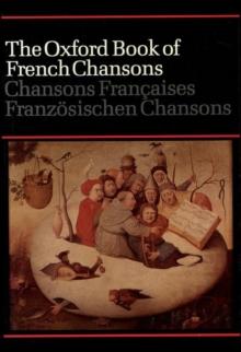 The Oxford Book of French Chansons