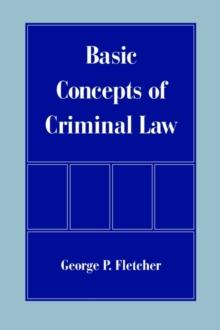 Basic Concepts of Criminal Law