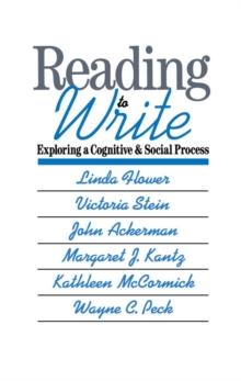 Reading-to-Write : Exploring a Cognitive and Social Process