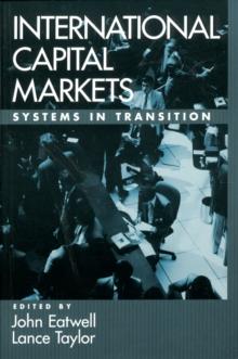 International Capital Markets : Systems In Transition