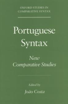 Portuguese Syntax : New Comparative Studies