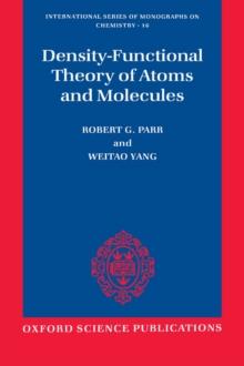 Density-Functional Theory of Atoms and Molecules