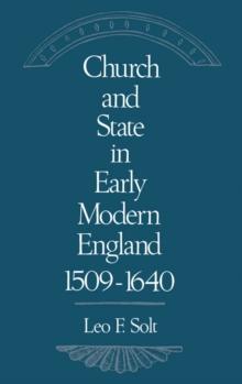 Church and State in Early Modern England, 1509-1640